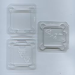 10x Computer CPU Packaging ClamShell Container for