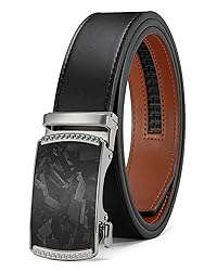 CHAOREN Mens Belt Leather Ratchet Belt