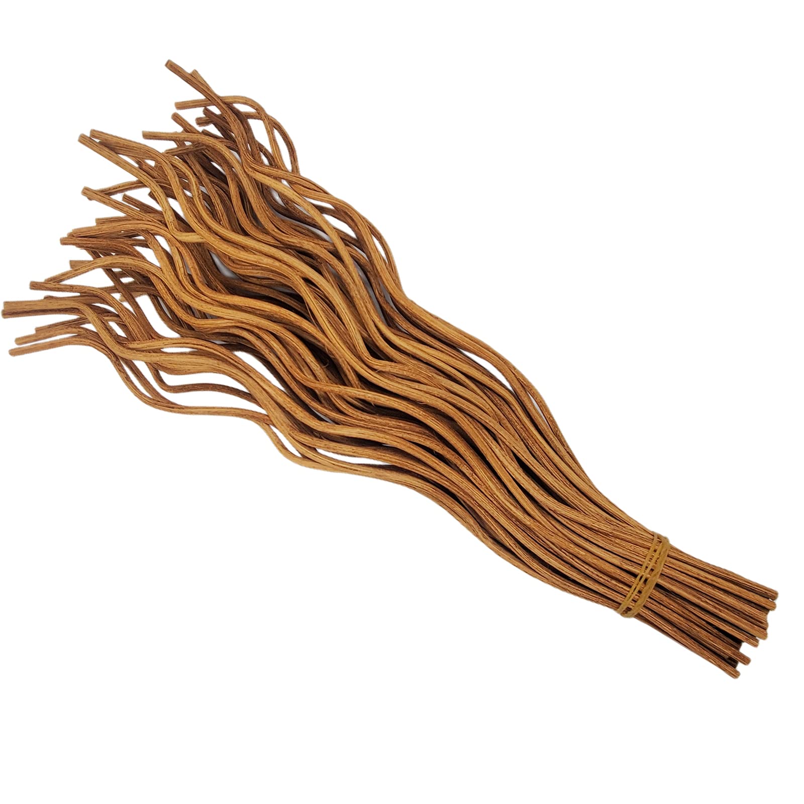 Photo 1 of 11 inch Wavy Rattan Reed Diffuser Sticks 50PCS Natural Rattan Fragrance Aromatherapy Volatile Replacement RefillEssential Oil Aroma Diffuser Replacements Sticks for own Space (50PCS, Light Brown)