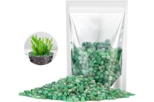 RIFNY 2LB Green Pebbles for Indoor Plants, Decorative Rocks for Plant Planters Vases Filler Terrarium, Gravel for Aquarium Fish Tank, Vibrant Color Polished Stones for Succulent Bamboo Cactus