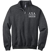 Lambda Chi Alpha Quarter Zip Pullover Sweatshirt