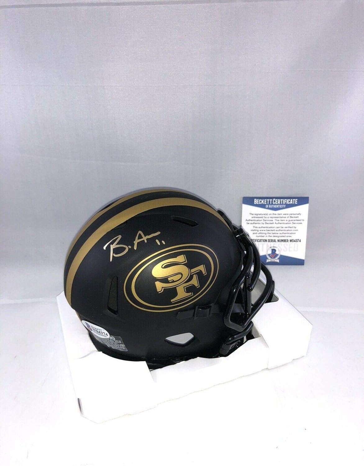 49ers eclipse helmet