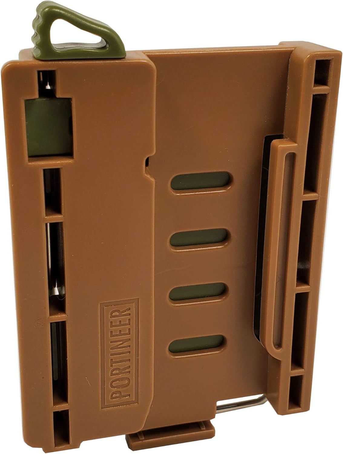 PORTINEER P1 MOLLE Quick Connector Clip for Tactical Gear Ideal for MOLLE Accessories, Tactical Bag, MOLLE Attachments, MOLLE Clip for Any MOLLE Strap System 2 Connector Pair : Sports & Outdoors