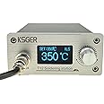 KSGER T12 Soldering Station STM32 V3.1S OLED Display Electronic Controller CNC Aluminum Alloy Case DIY Aluminum Alloy Handle Equipments 110V 75W T12 Iron Tips K ILS D24