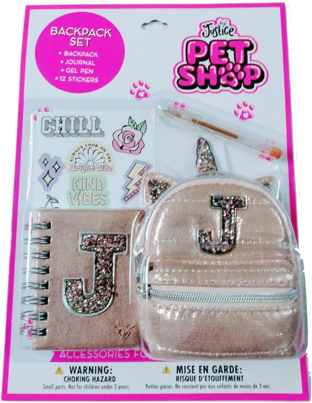 justice pet shop backpack