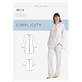 Simplicity S9113 Women's Tunic, Top &amp; Pull On Pants Sewing Pattern, Sizes 16-24