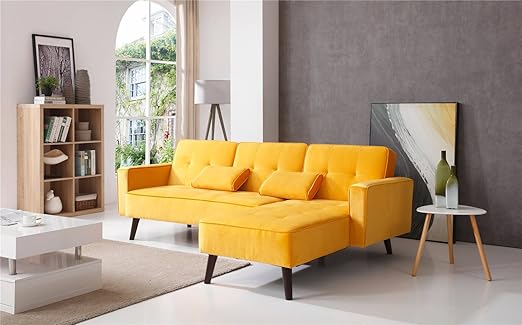 Bestmobilier Lisea Canape D Angle Reversible Convertible En