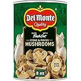 Del Monte Mushroom Stems and Pieces, 8 oz. Can