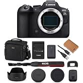 Canon EOS R6 Mark II Mirrorless Camera Body Bundle, Black | 24.2MP Full-Frame CMOS Sensor, 4K Video, Dual Pixel AF II, IBIS, Black, + Extra Battery, Bag, Canon 1-Year Warranty