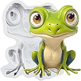 Lingzhi Frog Fondant Candy Molds Frog Silicone Mold for Cake Decoration Cupcake Topper Chocolate Sugar Craft Gum Paste Polymer Clay