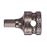 VEGA Hex 3/16" Socket Bit. Professional Grade 3/8" Square Drive Allen Hex 3/16" Bit Socket. 228H1264SB