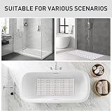 XIYUNTE Large Shower Mat 90x40cm Non Slip Anti Mould Cut to Size Cream view 8