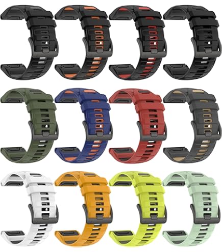 Amazon.com: Garmin QuickFit, 26mm Black Silicone Band : Electronics