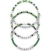 FOCO Philadelphia Eagles NFL Retro Kelly Green 3 Pack Team Friendship Bracelet