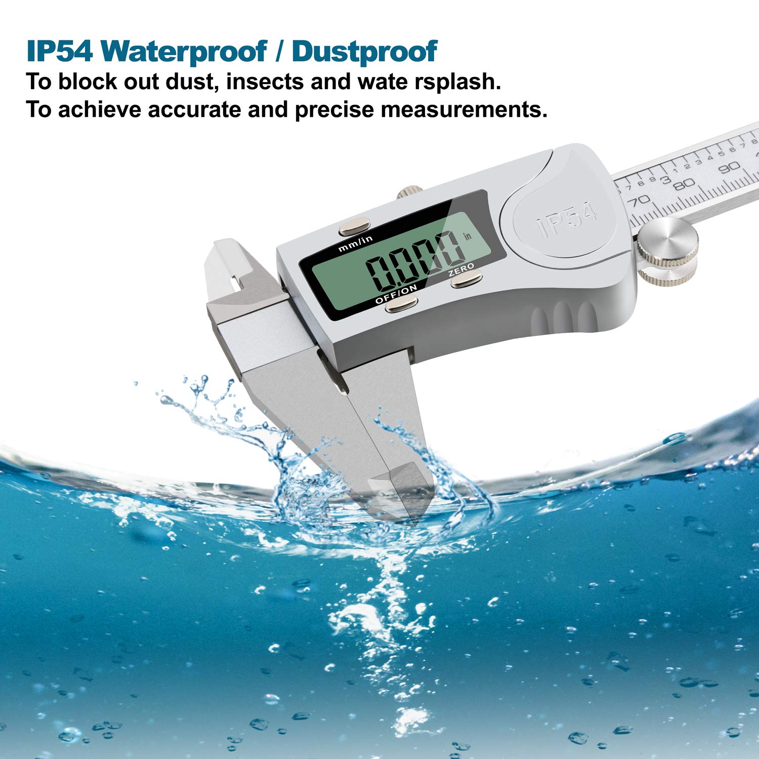 Digital Caliper IP54 Water Resistant GALAX PRO 150mm/6 Inch Digital