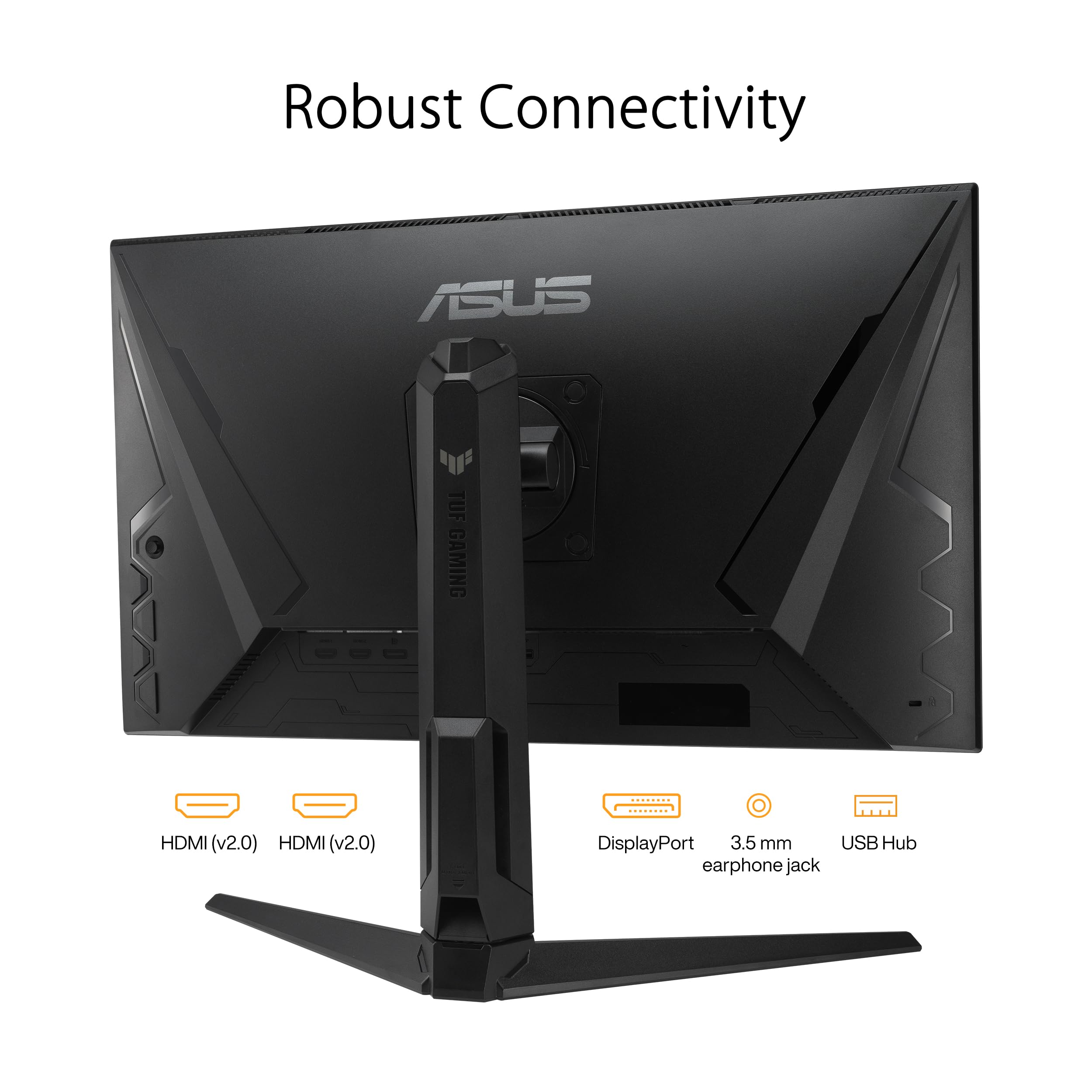 ASUS TUF Gaming 27” 1440P Gaming Monitor (VG27AQML1A) - QHD (2560 x 1440), 260Hz, 1ms, Fast IPS, Extreme Low Motion Blur Sync, G-SYNC compatible, FreeSync Premium, Variable Overdrive, DisplayHDR 40