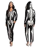 Tipsy Elves Halloween Skeleton Costume for Women