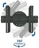 Mount-It! TV Wall Mount Landscape to Portrait Rotation, Fixed Mounting Bracket, Low-Profile for Samsung, Sony, Toshiba, Sharp, LG, Element, Westinghouse, TCL 32 to 60 Inch (Some 70") TVs, 110 lbs