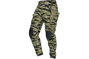 IDOGEAR Men G3 Combat Pants with Knee Pads Camouflage Pants Airsoft Paintball Outdoor Tactical Trousers