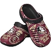 FOCO NCAA Mens NCAA College Team Logo Garden Water Sandals Shoes Slipper Clogs with Stap
