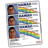 Pack of 3 McLovin ID Driver License Superbad/Prank Items/Fake ID License/Double Sided/Great Complement for Costumes/Professional Quality: Funny Car Accesories/Funny Things