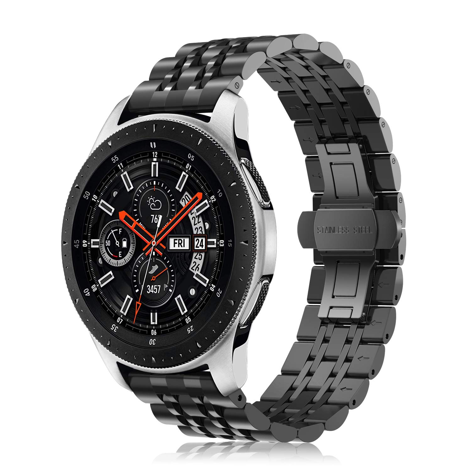 For Samsung Galaxy Watch 46mm SMR800 / SMR805 Band Solid Stainless Steel Strap eBay For Samsung Galaxy Watch 46mm SMR800 / SMR805 Band Solid Stainless Steel Strap eBay