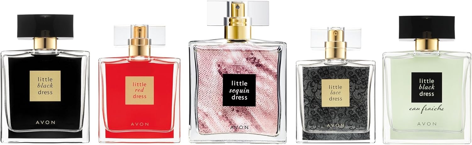little black dress sequin avon
