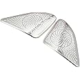 ACROPIX A Pillar Speaker Frame Cover Trim Car Audio Stereo Horn Speaker Grille Fit for Mercedes Benz C-Class W206 2022-2023 Stainless Steel Silver Tone - Pack of 2