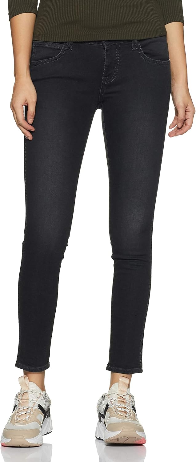 Buy Wrangler Women's Skinny Jeans (W30020W2298B_JSWBlack_36) at Amazon.in