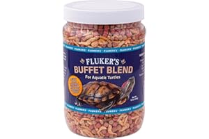 Fluker's Flukers 70131 Buffet Blend Aquatic Formula Turtle Food, 12oz