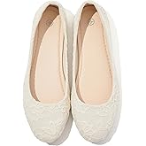 Dress Shoes for Women Round Toe Flats Shoes Lace Ballet Flats Dressy Comfortable Foldable Flats Low Heel