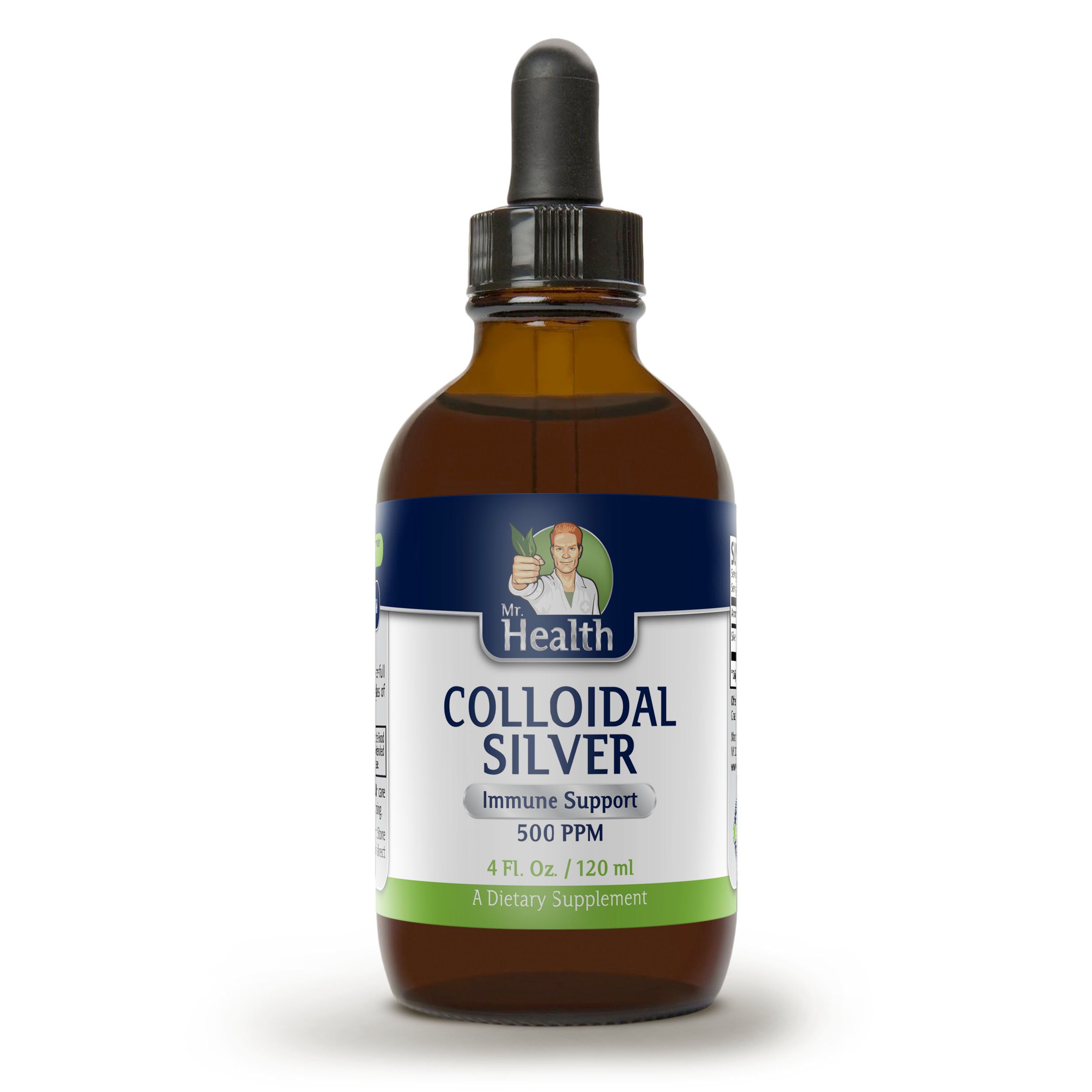 Mr. Health Colloidal Silver Dietary Mineral Supplement for Immune