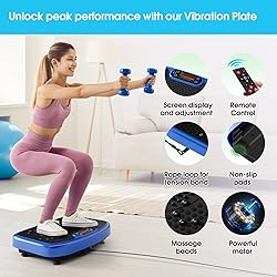 SoftGym Vibration Plate Exercise Machine for