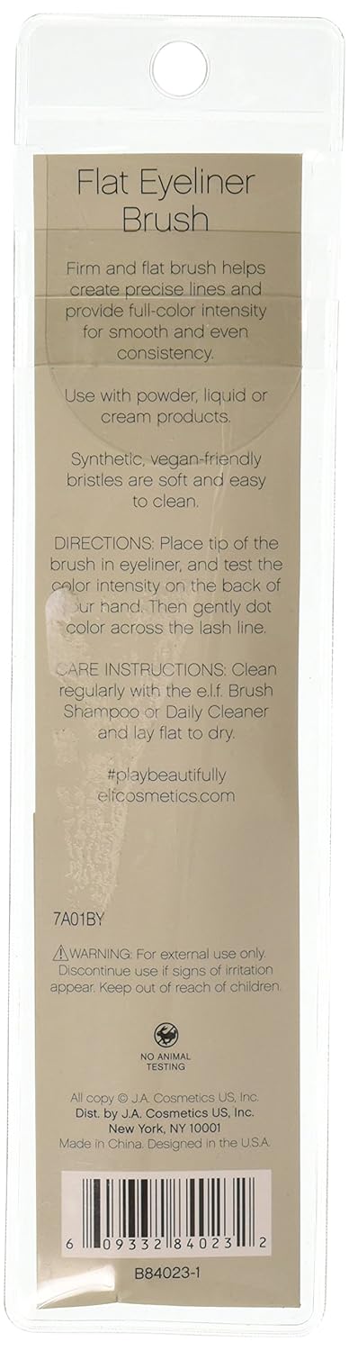 E.l.f. Flat Eyeliner Brush: Beauty