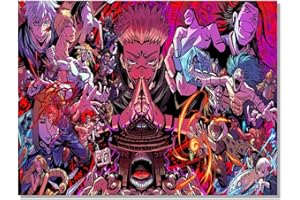 COMOR Anime Jujotsu Kaisan Poster For Fans Kids Birthday Gifts-Manga Lovers Posters Canvas Art Print Manga Picture For Teen Girls/Boys Room Bedroom Wall Decor