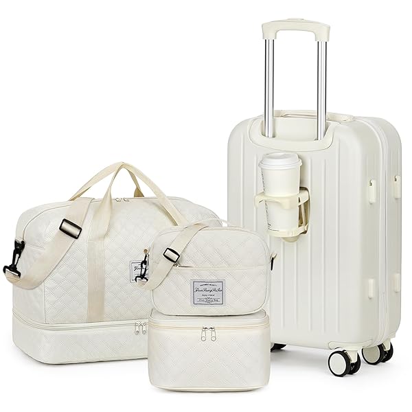 YORIGE LUGGAGE SETS FOR WOMEN MEN 4 PIECE...