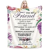 BLFGGH Friendship Gifts Blanket, Birthday Gifts for Best Friend Woman Bestie Gifts for Women 40” x 50”