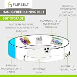 FlipBelt Zipper Running Belt for Phone and Small Accessories view 4