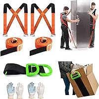 Moving Straps Lifting（Padded） 1-Person 2-Person Lifting and Moving System,Body Strap Wrist Strap for Harness Moving…