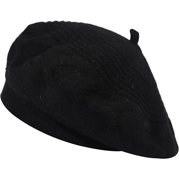French Beret Breathable Bling Rhinestone Beret Hat Solid  display picture 3