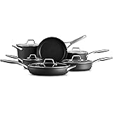 Calphalon Premier Hard-Anodized Nonstick 11-Piece Cookware Set, Black