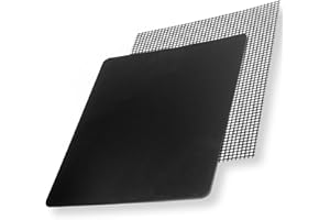 Cooks Innovations Toaster Oven Non Stick Liner & Crisper Set - Get Crispy Food Every Time - Easy Clean Up - Premium Crisping Sheet with Nonstick Oven Liner for Toaster Oven (9 x 11)