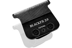 SODAER FX707ZB2 Replacement Blades Compatible with BaBylissPRO FX787 & FX726 Trimmers, for Outlining Hair Trimmers (FX787) and Trimmers (FX726) -black
