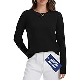 ACUSHLA Women Cashmere Merino Wool Sweaters Long Sleeve Shirts Winter Tops | 100% natural fiber;Soft;Lightweight;Warm;Breathable;Versatile elegant base layer for daily everyday wear office work travel