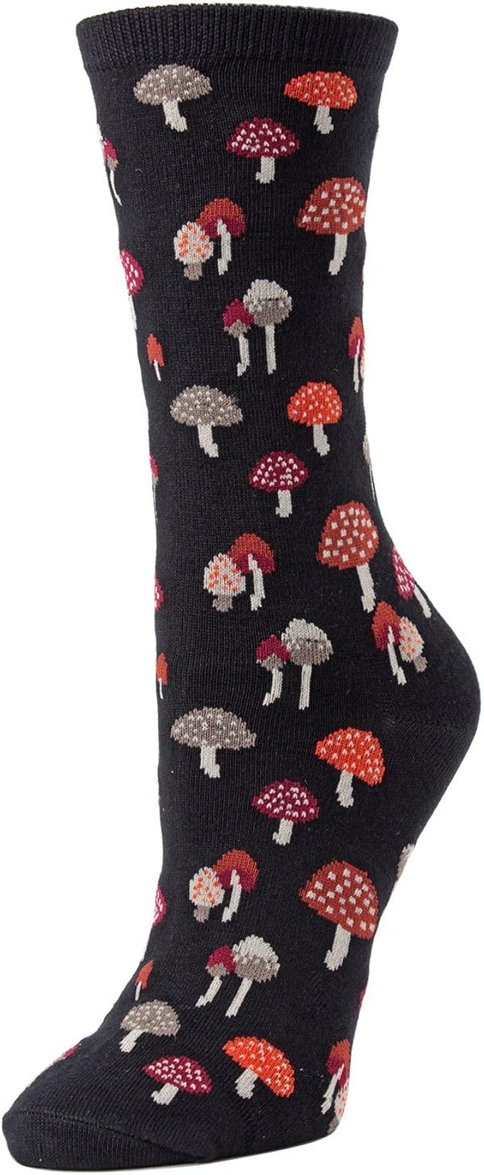 MeMoi Mushroom Field Bamboo Blend Crew 