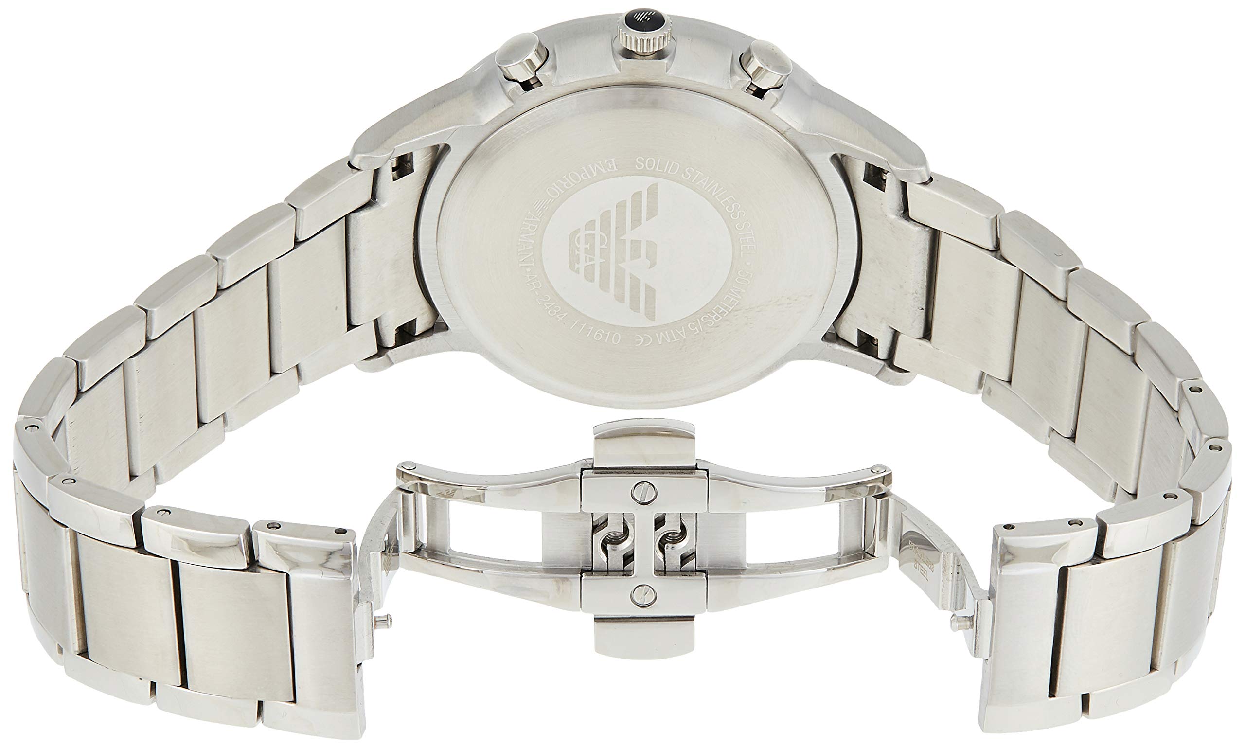 Emporio Armani Men's AR2434 Dress Silver Watch Buy Online in UAE