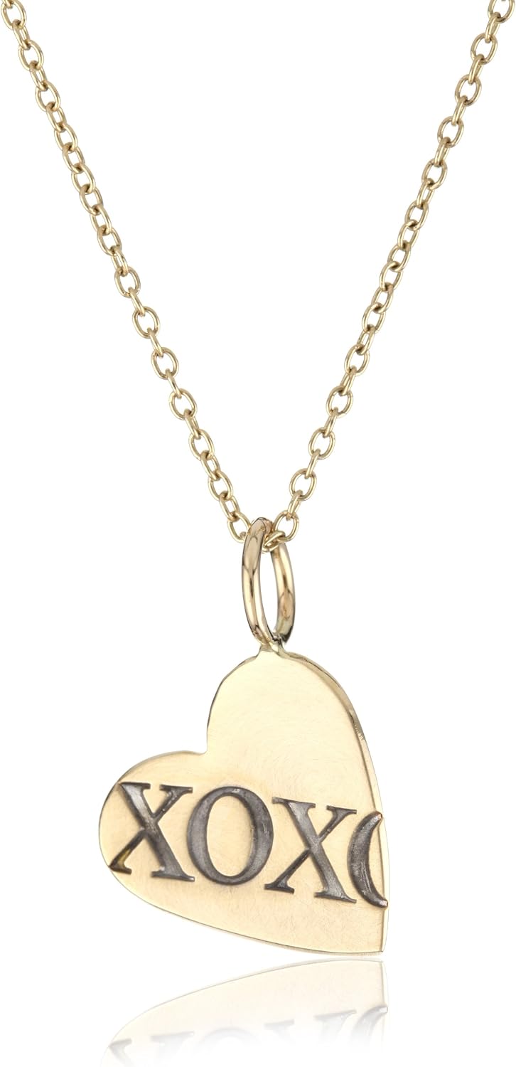 Heather B. Moore "Fun Stamps" 14k Gold Pendant