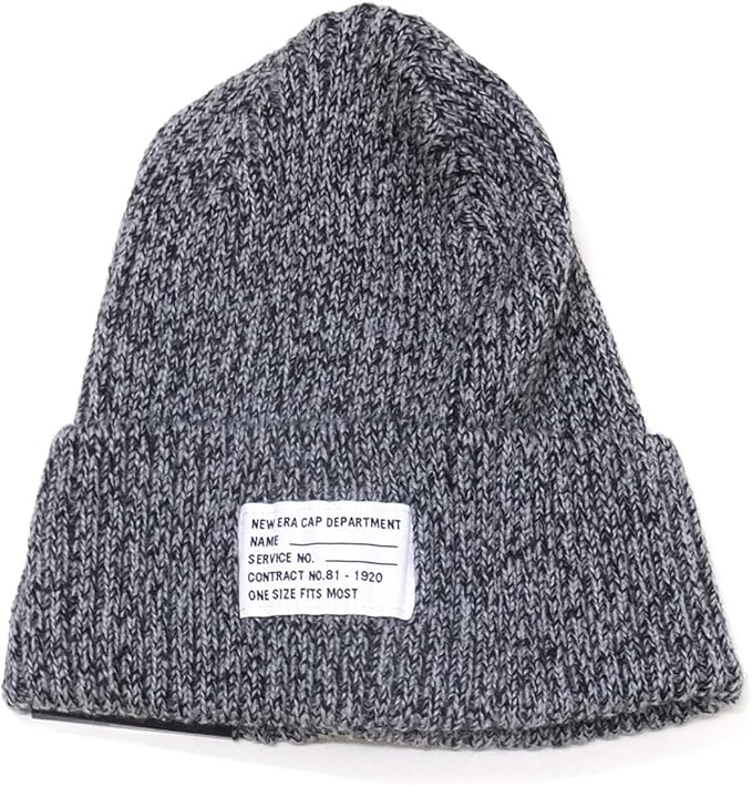 Amazon New Era ニューエラ ニット帽 メンズ ミリタリーニット パッチ ヘザー グレー アイボリー ニット 通販