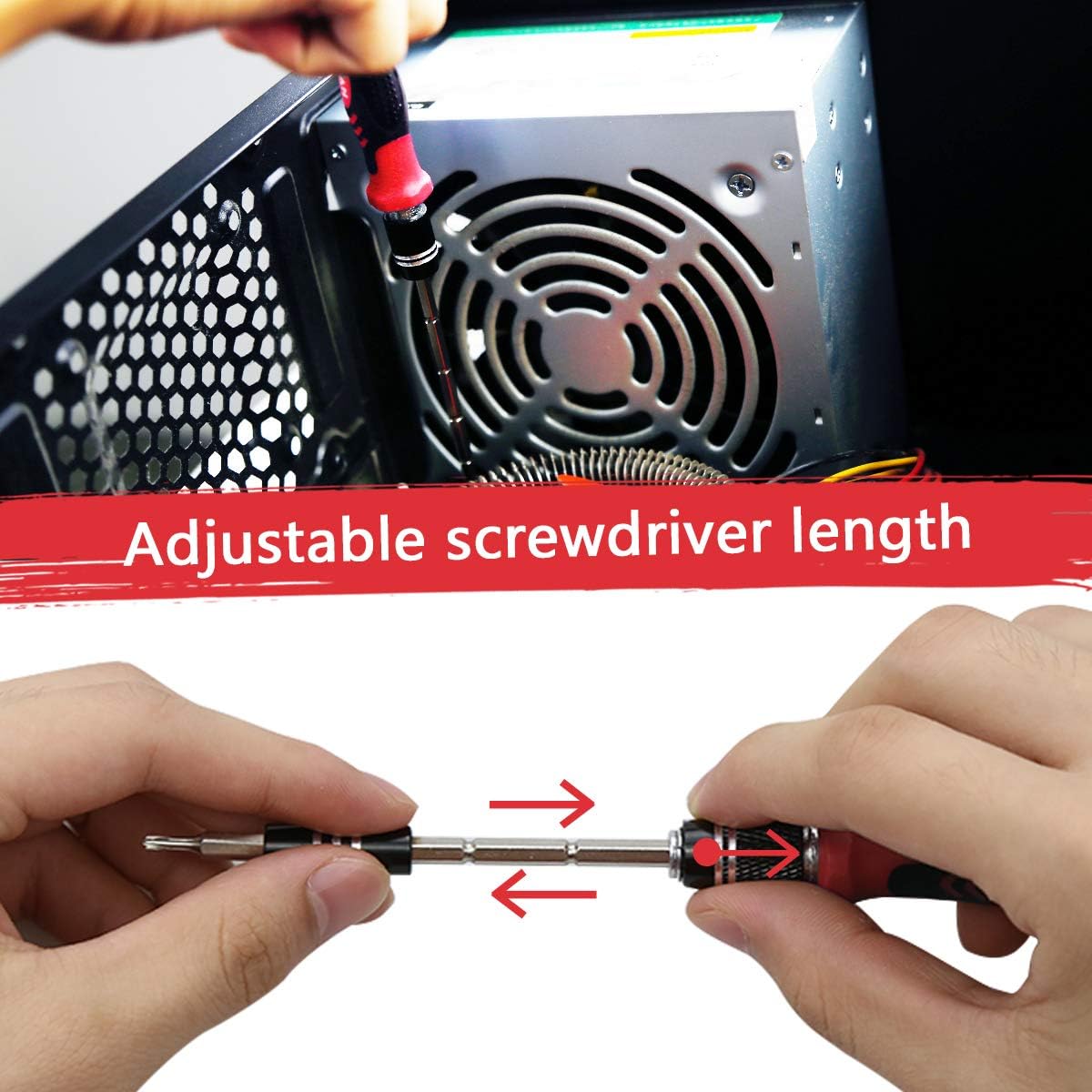 VMAN 2020 New 122 in 1 Precision Screwdriver Set, Mini Screwdriver Set, Magnetic Screwdriver Set for Electronics, Repair tool set for Mobile Phone, Watch, MacBook, Jewelry, Ipad, Game Console: Home Improvement