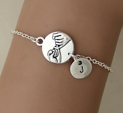 boyfriend girlfriend initial bracelets